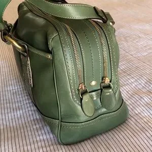 バッグ Vintage Coach Old Leather Handbag Green s-l400.jpg